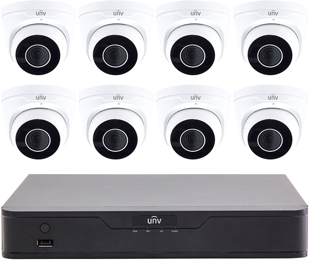5MP Uniview 8CH Motorized Kit